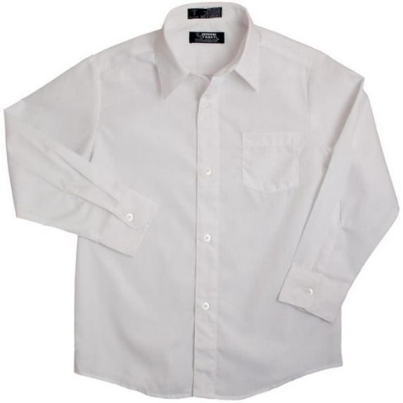 French Toast Boys White Long Sleeves Dress Shirt - E9004 - White, 7