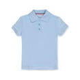 thumbnail image 1 of French Toast Girls' Picot Collar S/S Polo Color: blue Size: 4t, 1 of 6