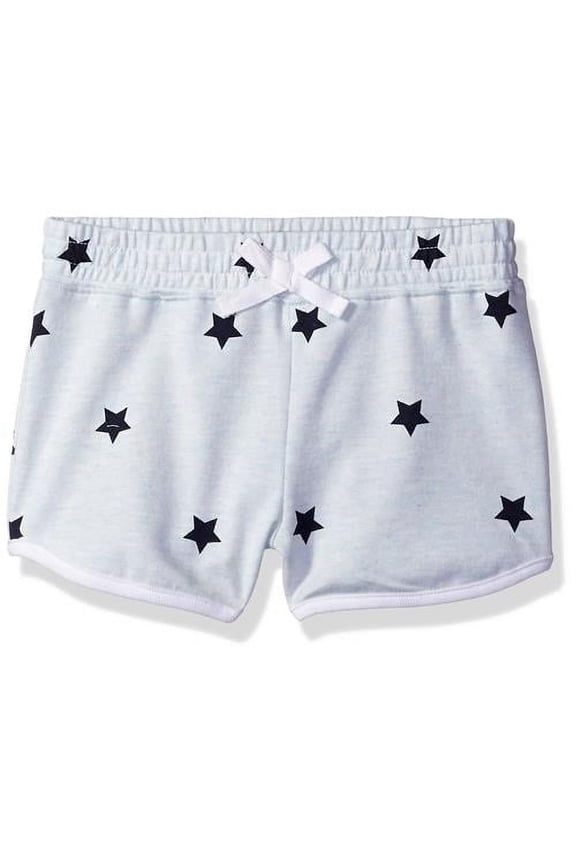 Girls 2T-4T Printed Dolphin Short (Navy 2T)