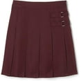thumbnail image 1 of French Toast Girls 4-6X Two Tab Pleated Scooter (Burgundy 5), 1 of 2