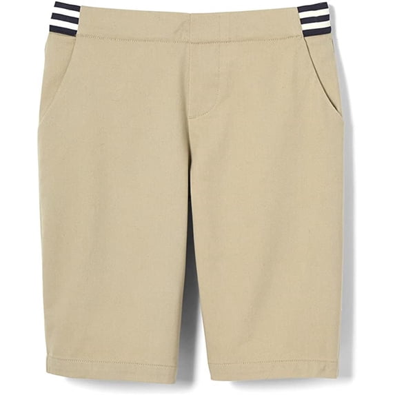 French Toast Girls 7-20 Pull On Contrast WB Short Khaki 8