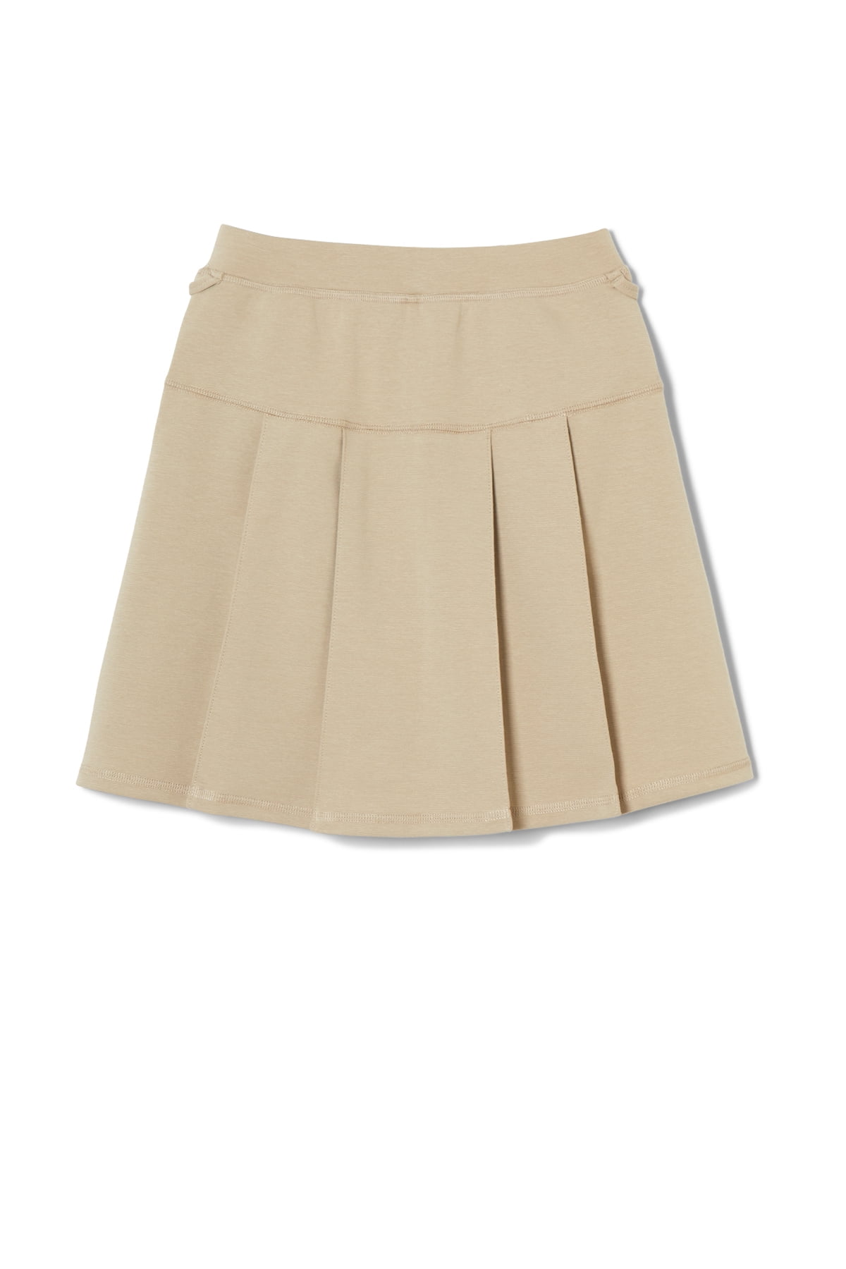 French Toast Girls Adaptive Pleated Ponte Scooter Khaki Size Medium