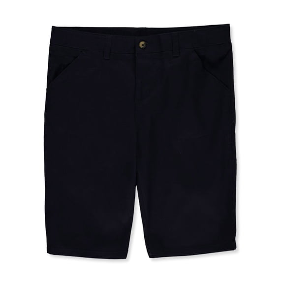 French Toast Girls' Adjustable Bermuda Shorts - navy, 16.5 (Big Girls Plus)