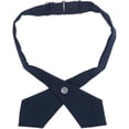thumbnail image 1 of French Toast Girls' Adjustable Cross Tie Solid, Navy, One Size, 1 of 1