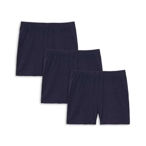 French Toast Girls Biker Shorts - 3 Pack Soft Cotton Under Dress Cartwheel Shorts for Girls (6-16)