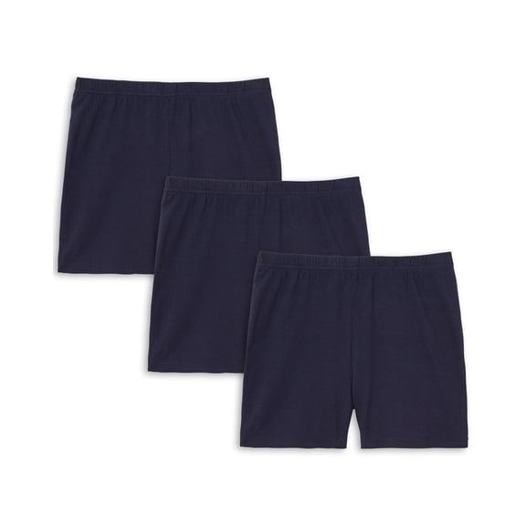 French Toast Girls Biker Shorts - 3 Pack Soft Cotton Under Dress Cartwheel Shorts for Girls (6-16)
