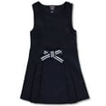 thumbnail image 1 of French Toast Girls' Bow Front A-Line Jumper - navy, 14 (Big Girls), 1 of 4