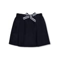 thumbnail image 1 of French Toast Girls' Bow Front Scooter Skirt - navy, 18 (Big Girls), 1 of 5