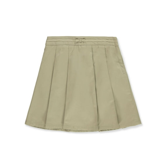 French Toast Girls' Bow Trim Scooter Skirt Color: khaki Size: 6x