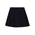 thumbnail image 1 of French Toast Girls' Bow Trim Scooter Skirt Color: navy Size: 12, 1 of 1