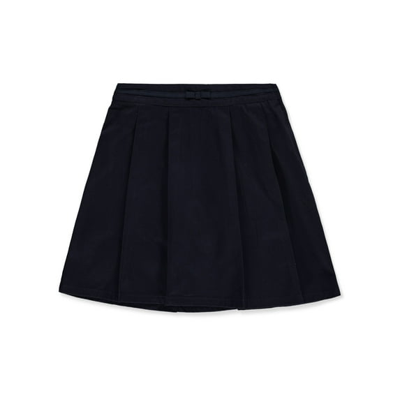 French Toast Girls' Bow Trim Scooter Skirt Color: navy Size: 12