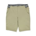 thumbnail image 1 of French Toast Girls' Contrast Waist Twill Shorts - khaki, 6x (Little Girls), 1 of 2