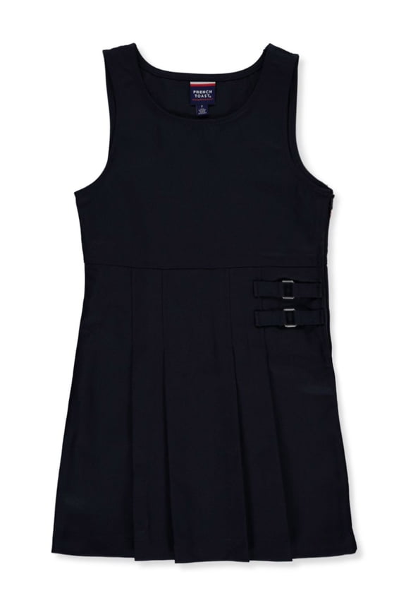 Girls 4-14 Double Buckle Tab Jumper