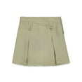 thumbnail image 1 of French Toast Girls' Double Pleat Rhinestone Scooter Skirt Color: khaki Size: 4, 1 of 1