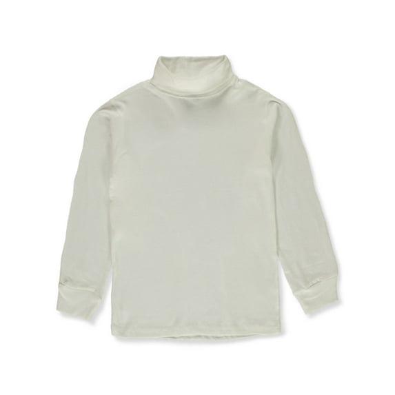 French Toast Girls' L/S Turtleneck - white, 2t (Toddler)