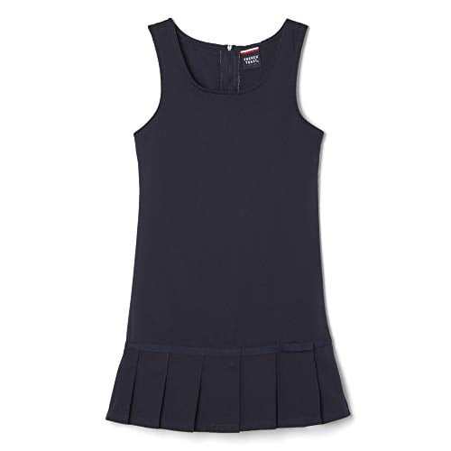 French Toast Girls 2T-4T Pleated Hem Jumper (Navy 2T)
