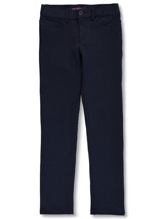 Girls' Ponte Knit Skinny Jeggings Color: navy Size: 16