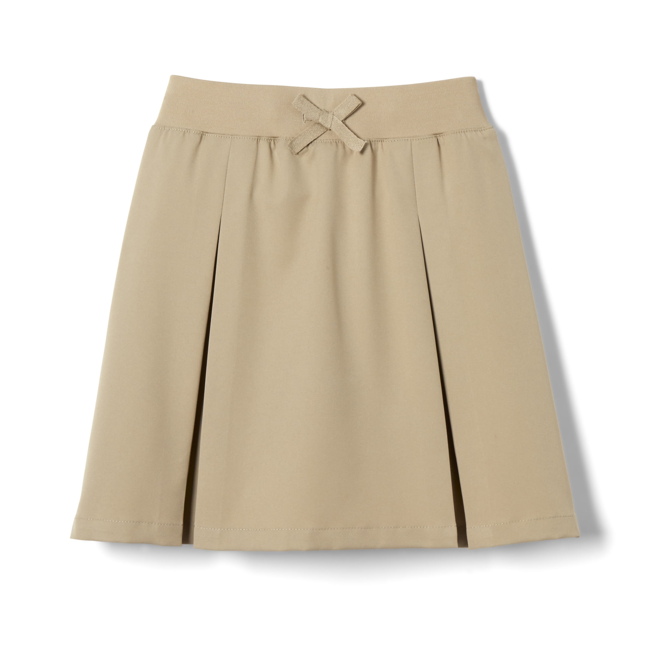 French Toast Pull-On Scooter Skirt, Beige, Size 14, 100% Polyester