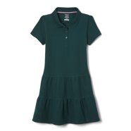 Robe plissée col chemise boutonnée