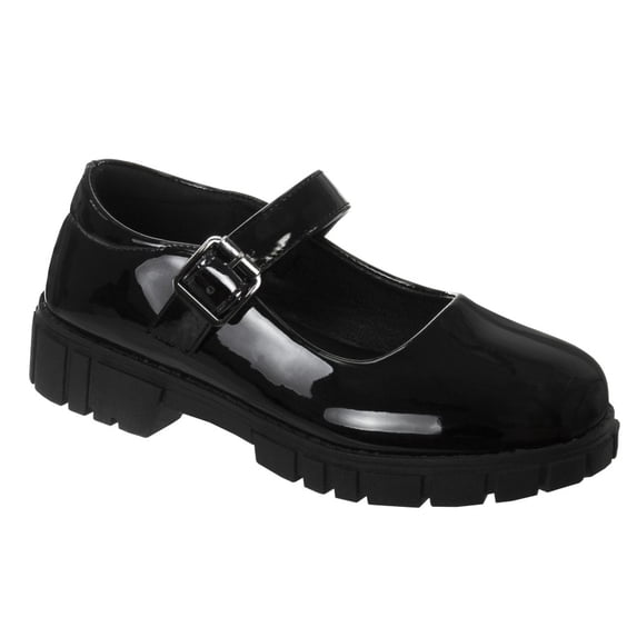 French Toast Girls School Shoes. (Little Girls, Big Girls), Black Patent, Size: 5