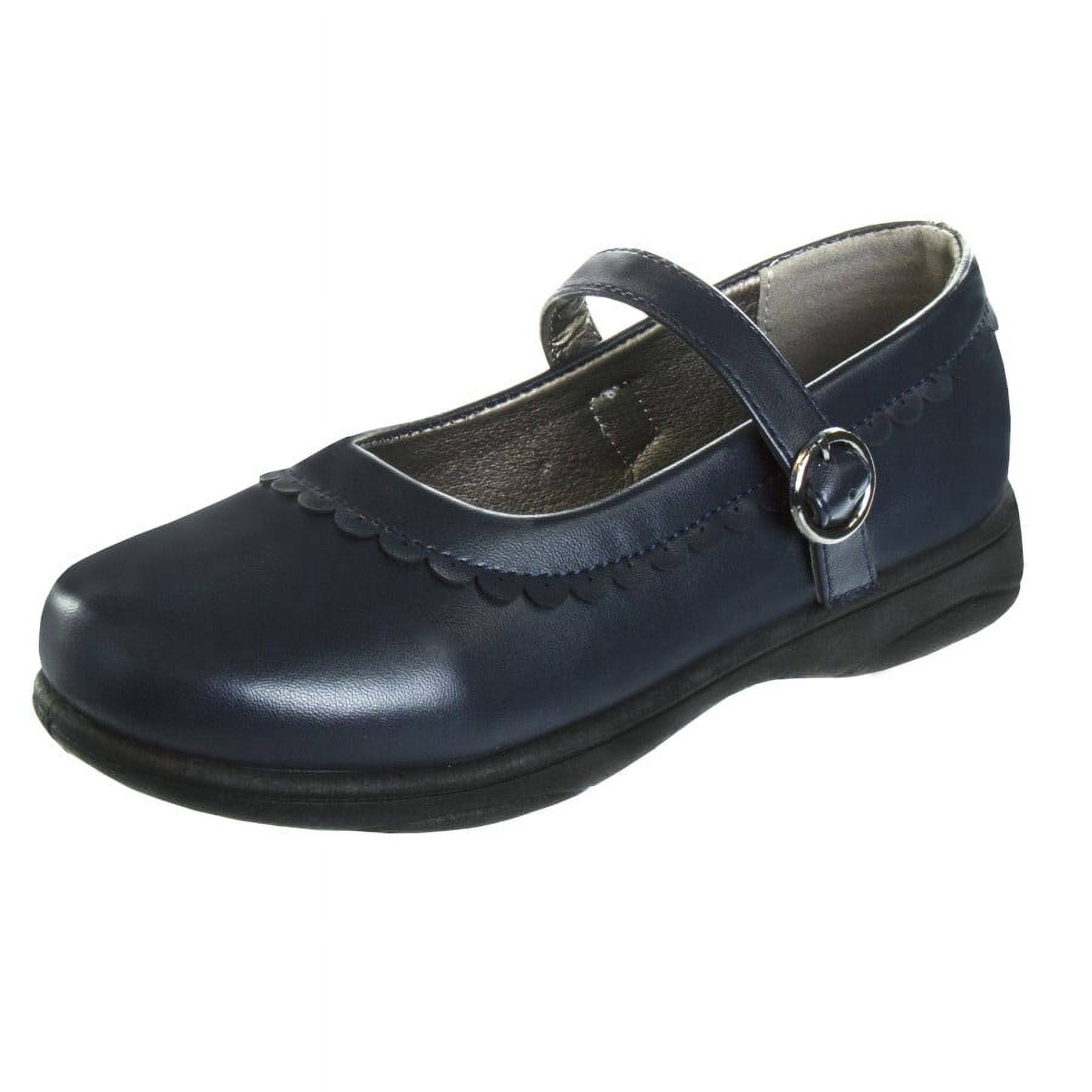 French Toast Girls School Shoes. (Little Girls-Big Girls) - Navy, size:10