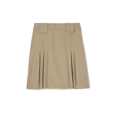 French Toast Girls School Uniform Adjustable Waist Front Tab Pleated Skirt, Sizes 4-20 & Plus