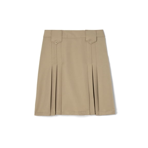 French Toast Girls School Uniform Adjustable Waist Front Tab Pleated Skirt, Sizes 4-20 & Plus