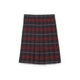 thumbnail image 1 of French Toast Girls School Uniform Adjustable Waist Mid Length Plaid Pleated Scooter Skirt, Sizes 4-20 & Plus, 1 of 2