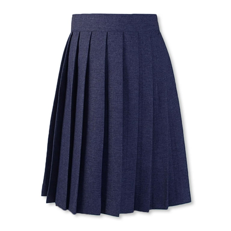 Navy pleated skirt size 18 hot sale