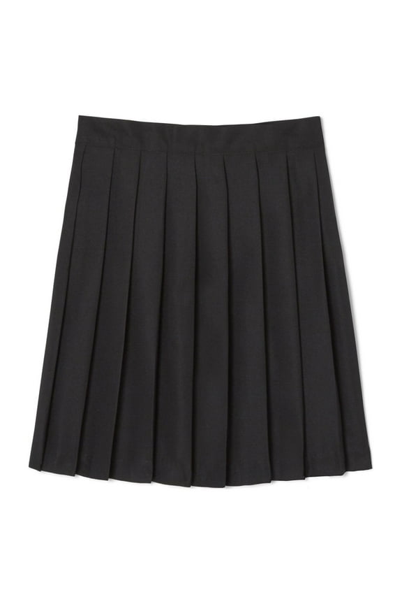 Girls School Uniform Adjustable Waist Mid Length Pleated Skirt, Sizes 4-20