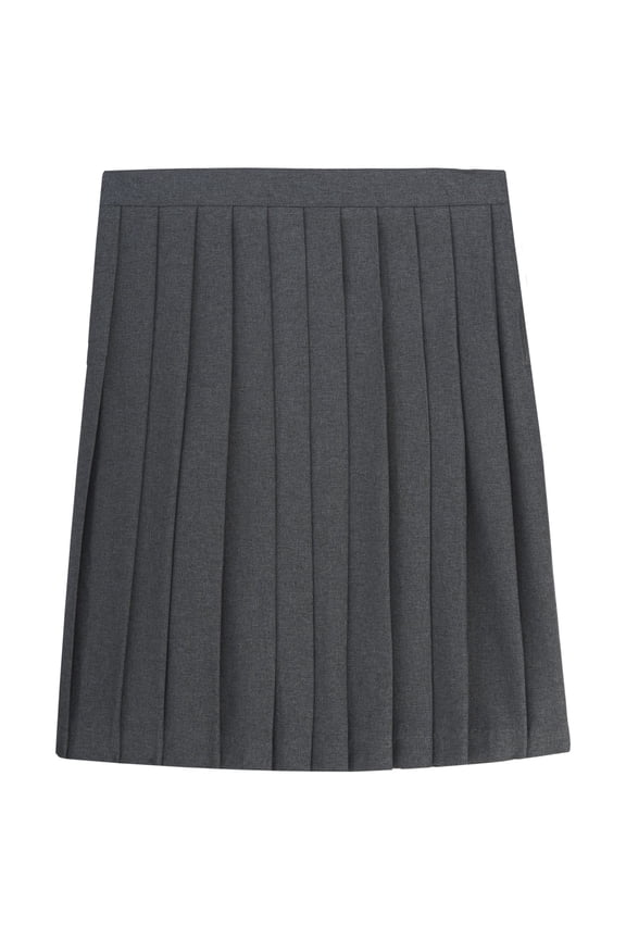 Girls School Uniform Adjustable Waist Mid Length Pleated Skirt, Sizes 4-20