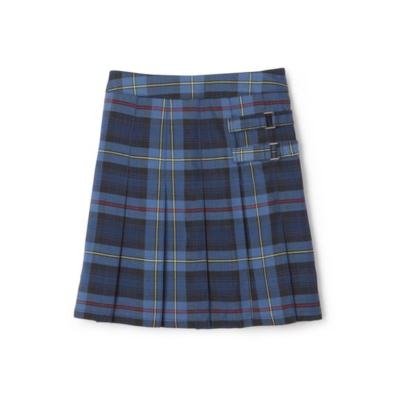 French Toast Girls School Uniform Adjustable Waist Plaid 2-Tab Scooter Skirt, Sizes 4-20 & Plus