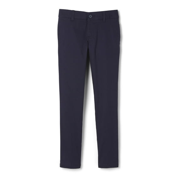 French Toast Girls School Uniform Adjustable Waist Stretch Twill Skinny Pants, Sizes 4-20