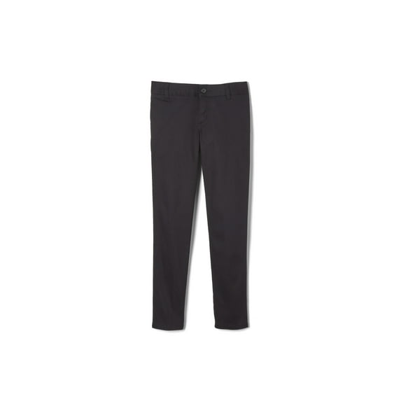 French Toast Girls School Uniform Adjustable Waist Stretch Twill Skinny Pants, Sizes 4-20 & Plus