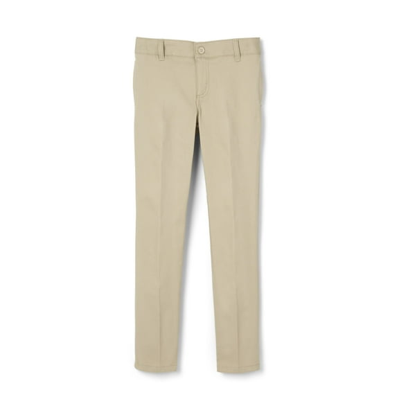 French Toast Girls School Uniform Adjustable Waist Stretch Twill Skinny Pants, Sizes 4-20