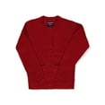thumbnail image 1 of French Toast Girls School Uniform Anti-Pill Crewneck Cardigan Sweater, Sizes 4-20, 1 of 2