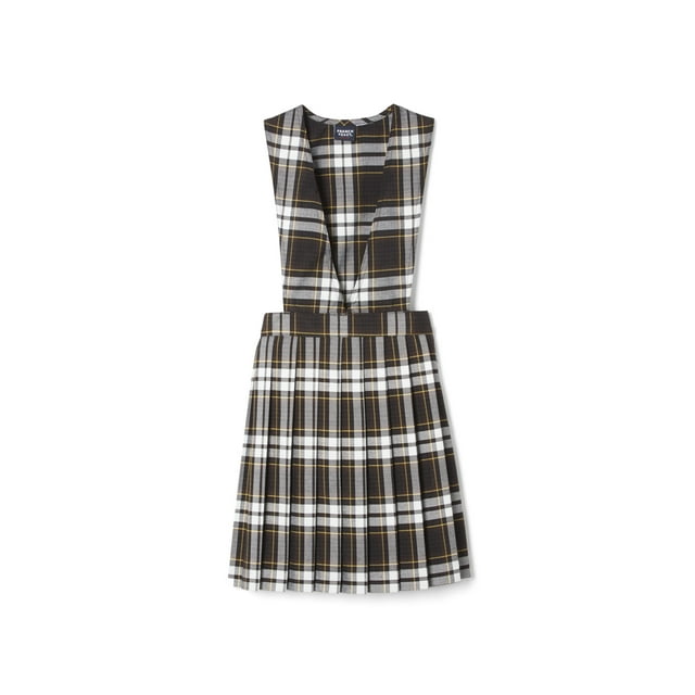 French Toast Girls School Uniform Plaid VNeck Pleated Jumper, Sizes 4