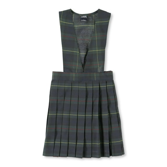 French Toast Girls School Uniform Plaid V-Neck Pleated Jumper, Sizes 4-14 & Plus