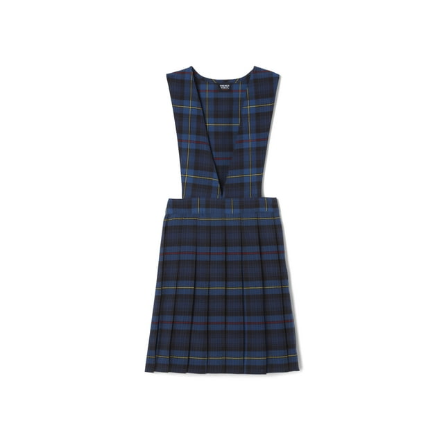 French Toast Girls School Uniform Plaid V-Neck Pleated Jumper, Sizes 4-14 & Plus
