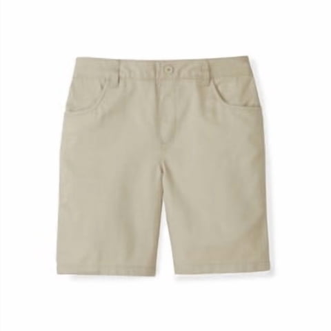 Girls School Uniform Pull-On Twill Shorts, Sizes 4-20
