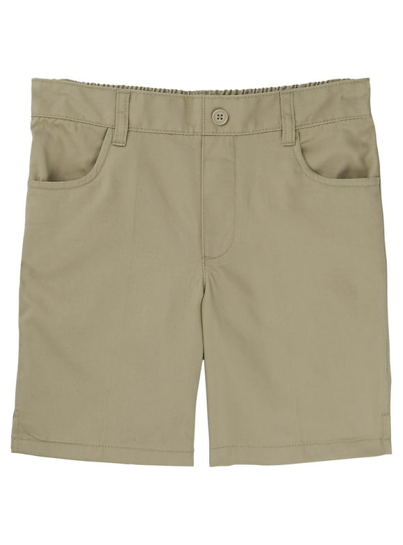 French Toast Girls School Uniform Pull-On Twill Shorts, Sizes 4-20
