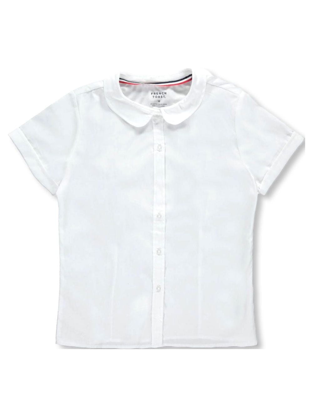 French Toast Girls School Uniform Short Sleeve Modern Peter Pan Collar