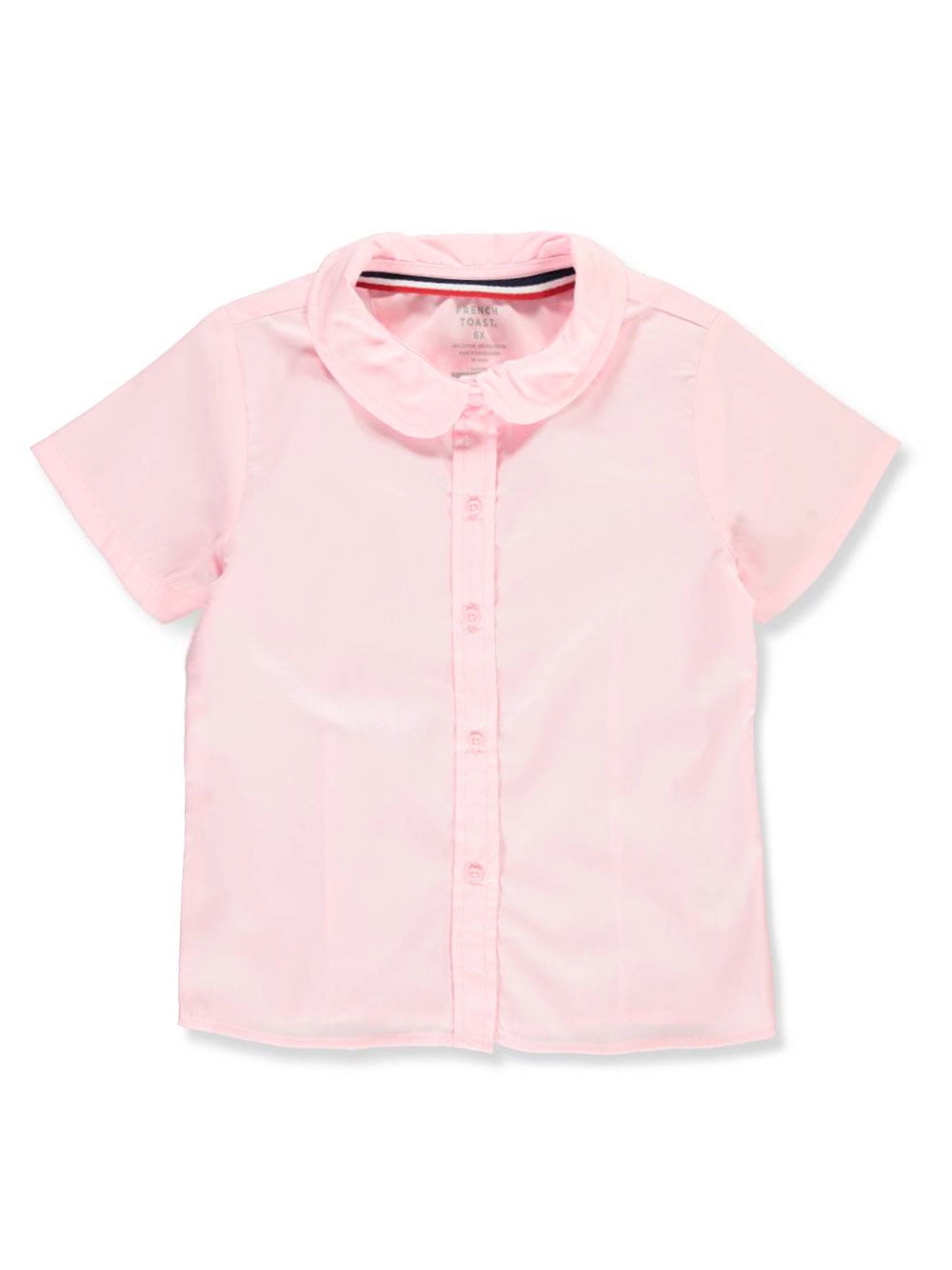 short sleeve modern peter pan blouse