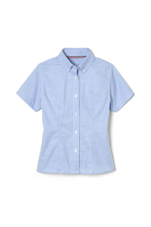 Girls School Uniform Short Sleeve Oxford Shirt, Sizes 4-20 & Plus