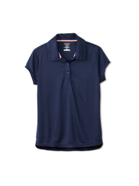 Girls School Uniform Short Sleeve Performance Polo Shirt, Sizes 4-20 & Plus