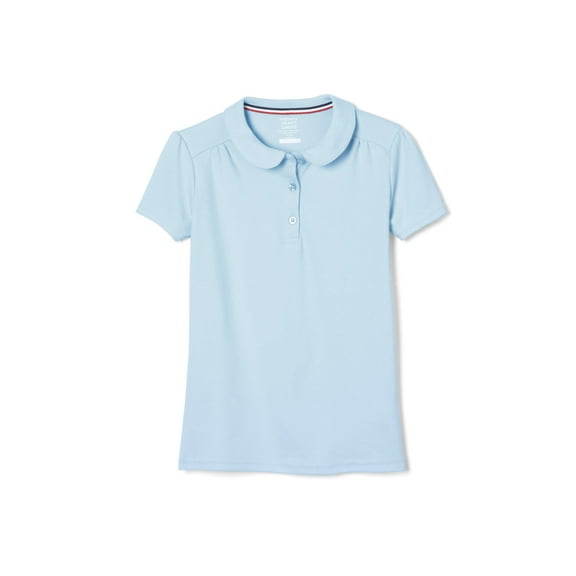 French Toast Girls School Uniform Short Sleeve Peter Pan Collar Polo Shirt, Sizes 4-16