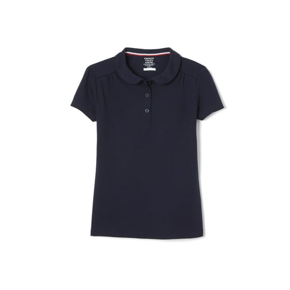 French Toast Girls School Uniform Short Sleeve Peter Pan Collar Polo Shirt, Sizes 4-16