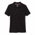 thumbnail image 1 of French Toast Girls School Uniform Short Sleeve Picot Collar Interlock Polo Shirt, 1 of 5