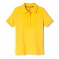 thumbnail image 1 of French Toast Girls School Uniform Short Sleeve Picot Collar Interlock Polo Shirt, 1 of 5