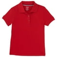 thumbnail image 1 of French Toast Girls School Uniform Short Sleeve Picot Collar Interlock Polo Shirt, 1 of 6